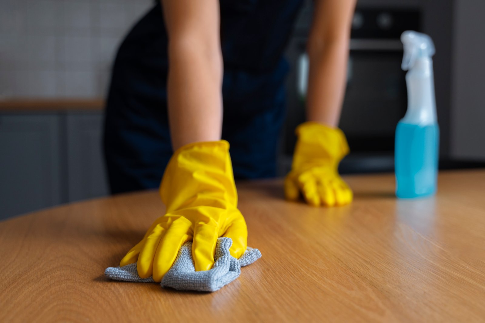 Professional cleaning team